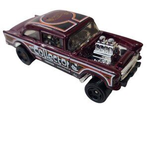 2024 Hot Wheels 063/250 HW Reverse Rake 2/5 55 Chevy Bel Air Gasser Maroon